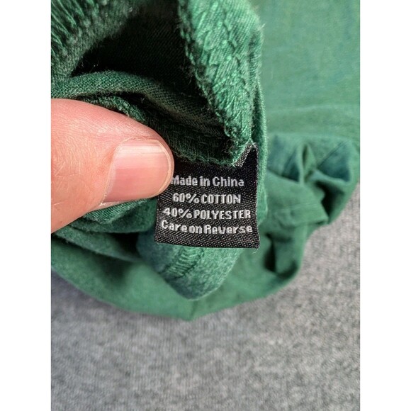 ​UO Oregon Ducks NCAA College Shirt Men's Large Green Yellow Football 4th and 1 - Picture 9 of 9